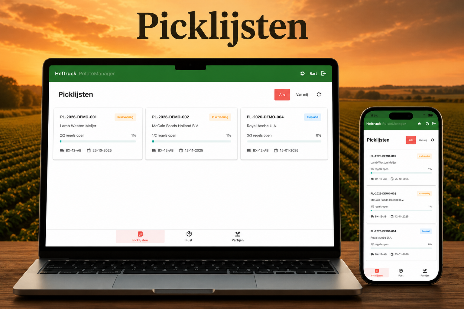 Heftruck manager